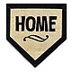 Home Plate Doormat front view