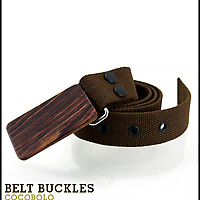 Omerica Cocobolo Wood Belt Buckle