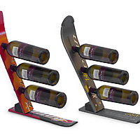 Snow Ski Wine Rack