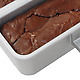Baker's Edge Brownie Pan corner with brownies