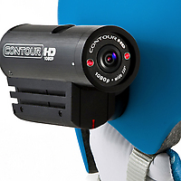ContourHD 1080p Wearable Video Camera helmet detail