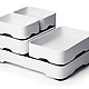 Stackable Oven-to-Table Cookware by Christian Bjorn five pieces empty stack