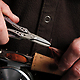 Leatherman 831207 Style CS Clip-On Multi-Tool with Scissors cutting a wire