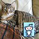 Reddit Alien Soap blue with cat