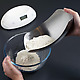Joseph Joseph Shell Digital Scale pouring flour