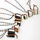 Several Black Spot Book Necklaces