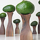 The Stand Fruit and Vegetable Display by A Mischievous Marriage walnut with avocados detail
