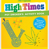 Official High Times Pot Smokers Activity Book Cover