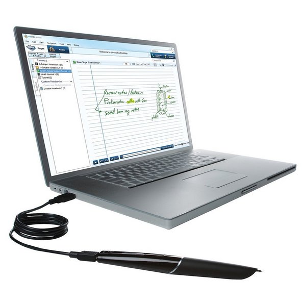 Livescribe_echo_8gb_smartpen_hooked_up_to_a_computer-sixhundred
