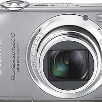 Canon SD4500 IS front silver