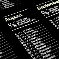 Mash Creative 2011 Calendar month zoom