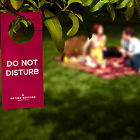 Boxsal Picnic Box Todays Date with do not disturb sign