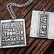 You are Braver Than You Believe Necklace by Lulu Bug front and back