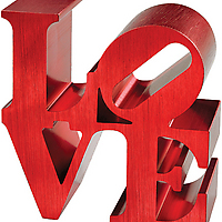 Robert Indiana Love Paperweight