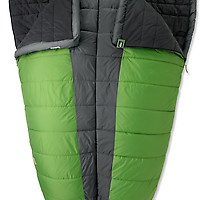 REI Siesta +35 Double Sleeping Bag in Taro Leaf green