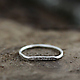 Signet Stardust Ring by Andrea Bonelli silver