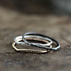 Signet Stardust Ring by Andrea Bonelli three colors