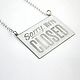 Reversible Sign Necklace by Design Glut 1