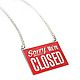 Reversible Sign Necklace by Design Glut 3