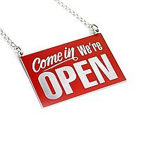 Reversible Sign Necklace by Design Glut 4