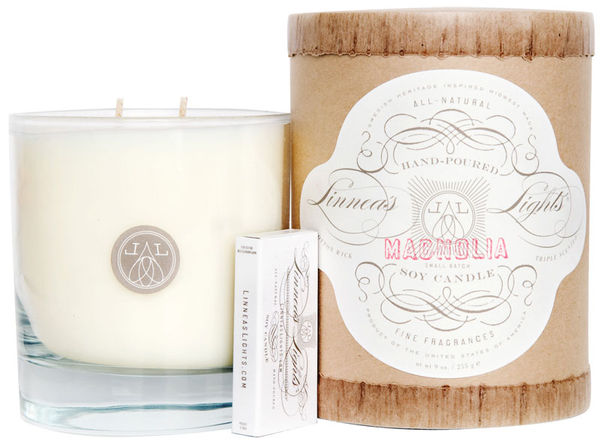 Magnolia Soy Candle by Linnea Lights 1