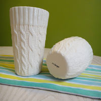 Cable Knit Ceramic Cups 1