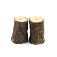 Log Salt &amp; Pepper Shakers 1