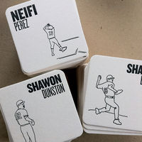 Bear League Baseball Card Coasters 3
