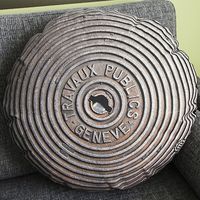 Manhole Cover Pillow 1