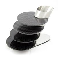 Carbon Fiber Coaster Set 1