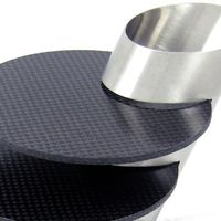 Carbon Fiber Coaster Set 2