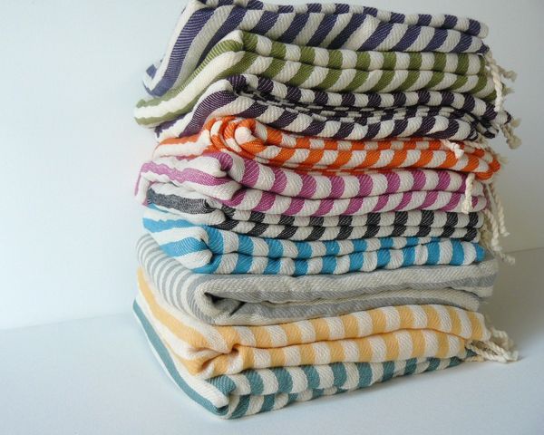 Handwoven Turkish Beach or Bath Towel 1