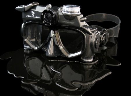 Liquid Image HD Video Camera Scuba Mask 1