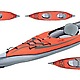 Convertible Inflatable Kayak for 1 or 2 2