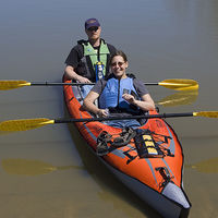 Convertible Inflatable Kayak for 1 or 2 4