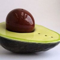 Avocado Salt and Pepper Shaker 1