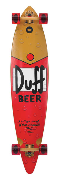 The Simpsons Duff Pintail Cruzer Skateboard 1