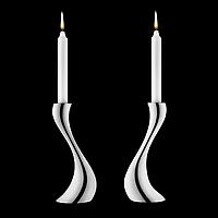 Georg Jensen Cobra Candleholders - Set of 2 black background