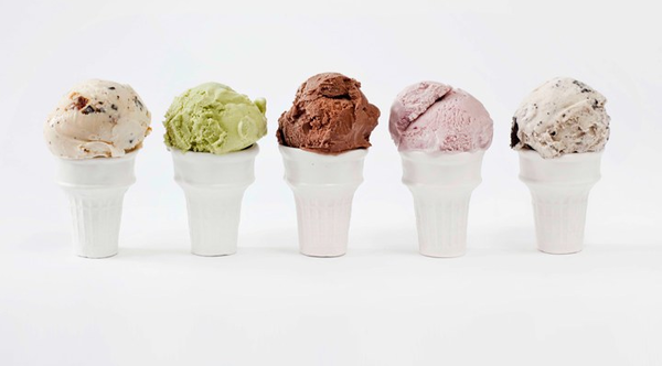 Porcelain Ice Cream Cone by Virginia Sin 1