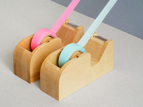 Wooden Tape Holder 1