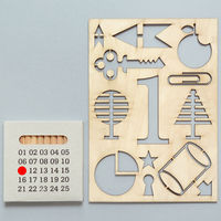 Wooden Numbered Stencil Set 2