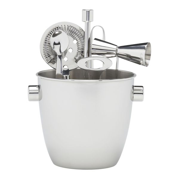 Bar Tool and Ice Bucket Set 2