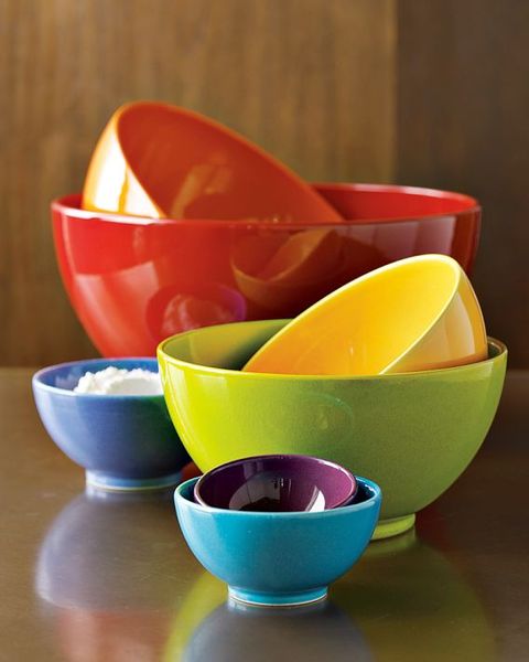 Multicolor Ceramic 7-Piece Mixing Bowl Set