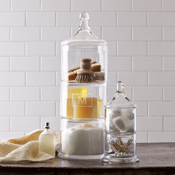 Stacked Apothecary Jars 2