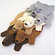 Bear Rug Coasters – Set of 6 1