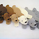 Bear Rug Coasters – Set of 6 5