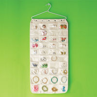 Canvas 80-Pocket Hanging Jewelry Organizer 3