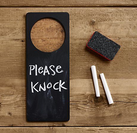 Chalkboard Door Hanger 1