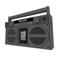 iP4 Portable FM Stereo Boombox for iPhone/iPod 1