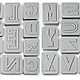 Letterpressed Cookie Cutters 1